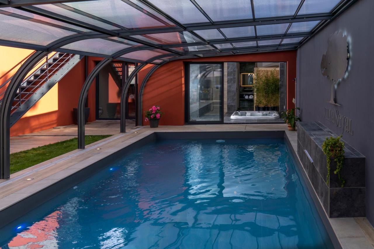 Villa Seyal - Avec Piscine - Jacuzzi - Sauna & Climatisation Le Mans Kültér fotó